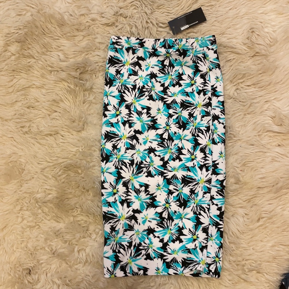MIDI floral skirt